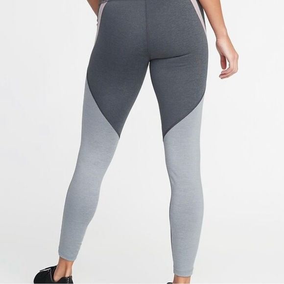 NWT, Old Navy High-Rise Color-Block 7/8 Elevate Compression Leggings, Small - Picture 5 of 11